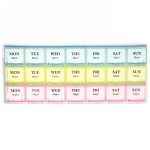 Контейнер для таблеток 21 ячейка 21,5х9,2х2,2 900-5038