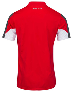 Мужское теннисное поло Head Club 22 Tech Polo Shirt M - red