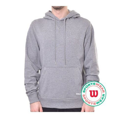 Куртка теннисная Wilson Triblend Hoodie - Gray