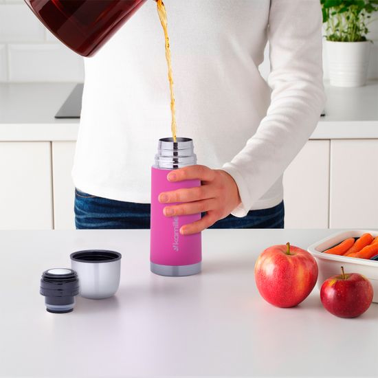 Термос 350 мл. из нержавеющей стали Kamille KM-2001 с прорезиненным покрытием