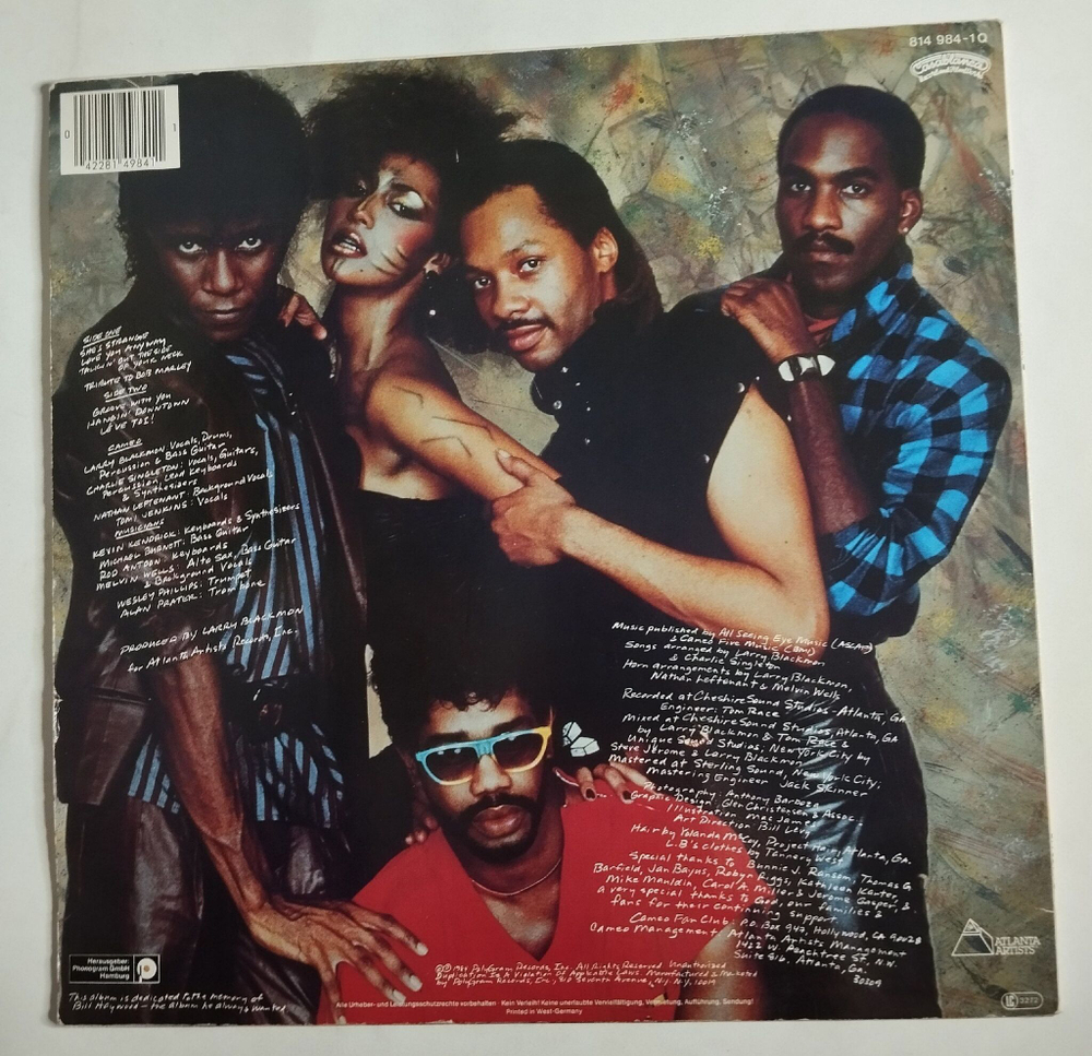 Винтажная виниловая пластинка LP Cameo She Strange (Germany 1984)