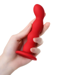 Красный силиконовый анальный фаллоимитатор 13см ToyFa ToDo 357018