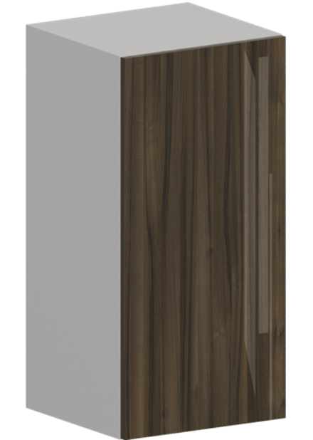 Кухня Модуль ШВ 350 Белый / Орех Миланский