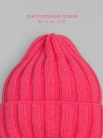 Шапка для девочки осенняя и снуд вязаный