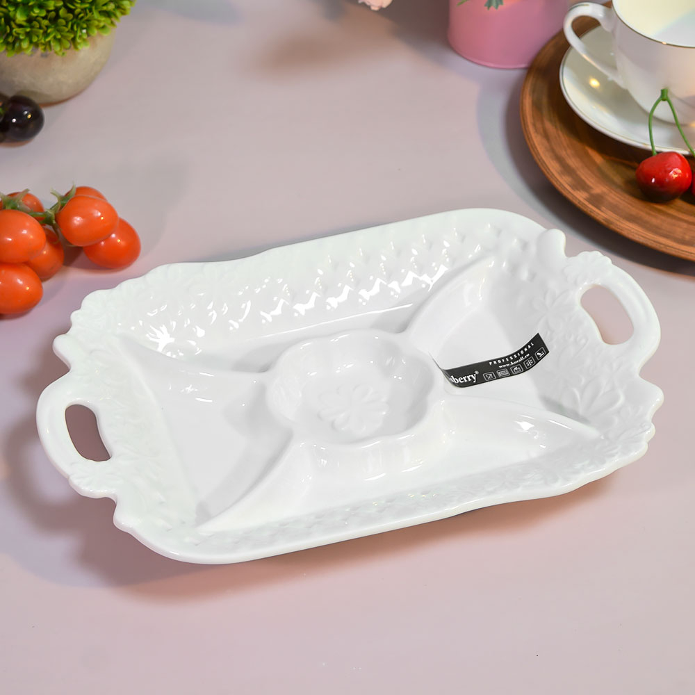 Менажница 5-ти секционная 31,5*31,5см, 8854