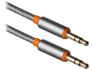 Аудио кабель AUX 1.2м Jack 3.5 мм(m)-Jack 3.5 мм(m) DEFENDER JACK 01-03