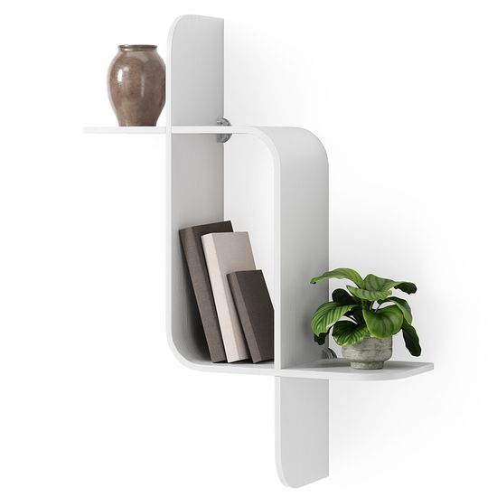 Полка настенная montage, белая