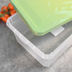 Контейнер для продуктов 5л прямоугольный (зеленый)