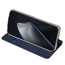Чехол книжка синего цвета для смартфона Xiaomi 17T, серия Skin Pro Series от Dux Ducis