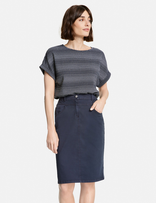 Джинсовая юбка из хлопка