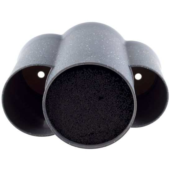 Подставка для ножей тройная 22 см. Kamille KM-7608