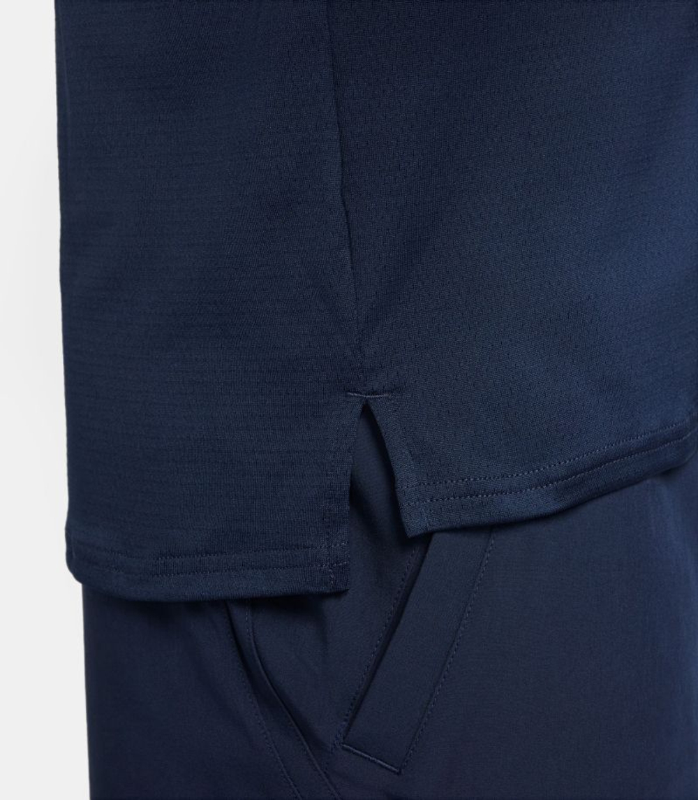 Мужская теннисная футболка Nike Court Dri-Fit Advantage Top - obsidian/white