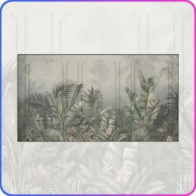 Фотообои на стену Тропические листья 500х270 см Luxury Walls AM39005