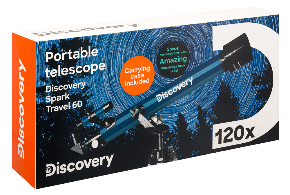 Телескоп Discovery Spark Travel 60 с книгой