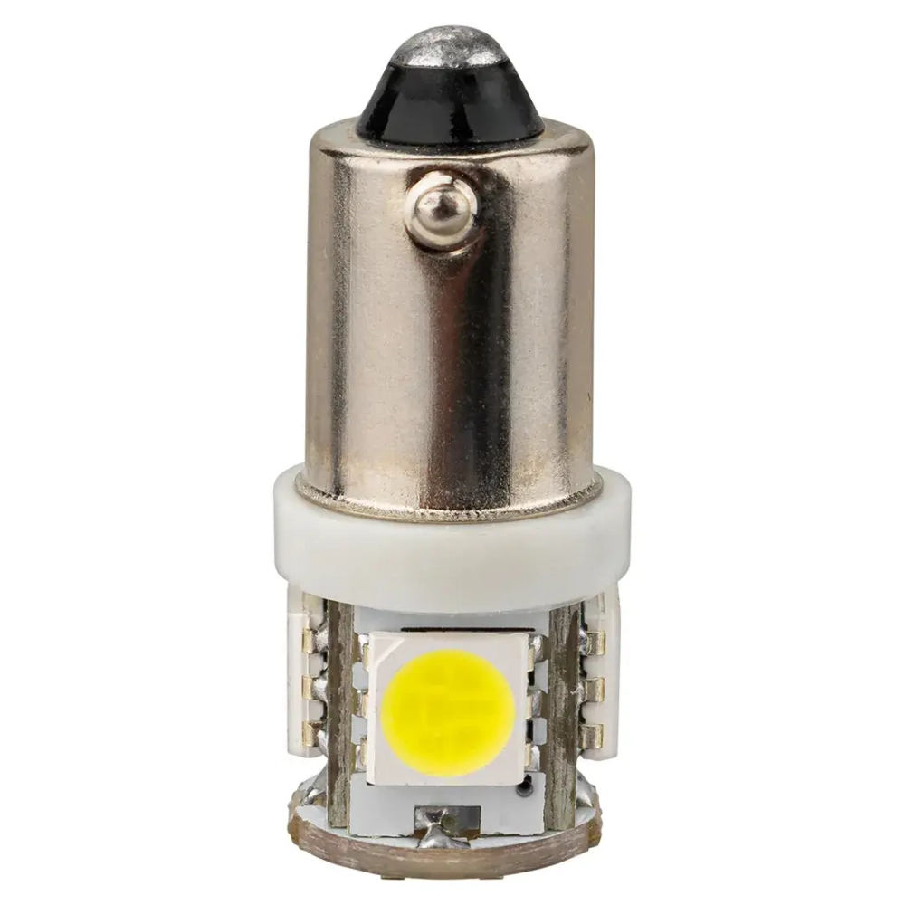 Лампочка светодиодная BA9S-5050-5SMD 12v белая KING BA9S-5050-5SMD W