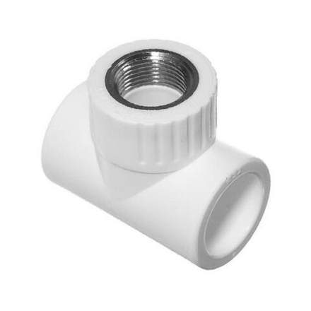 Тройник полипропиленовый комбинированный внутренняя резьба PN25 d32х1"