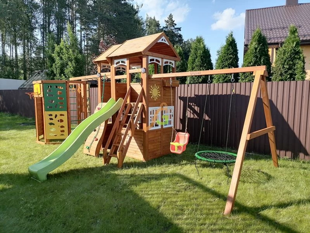 Детская площадка Клубный домик 2 с WorkOut Luxe