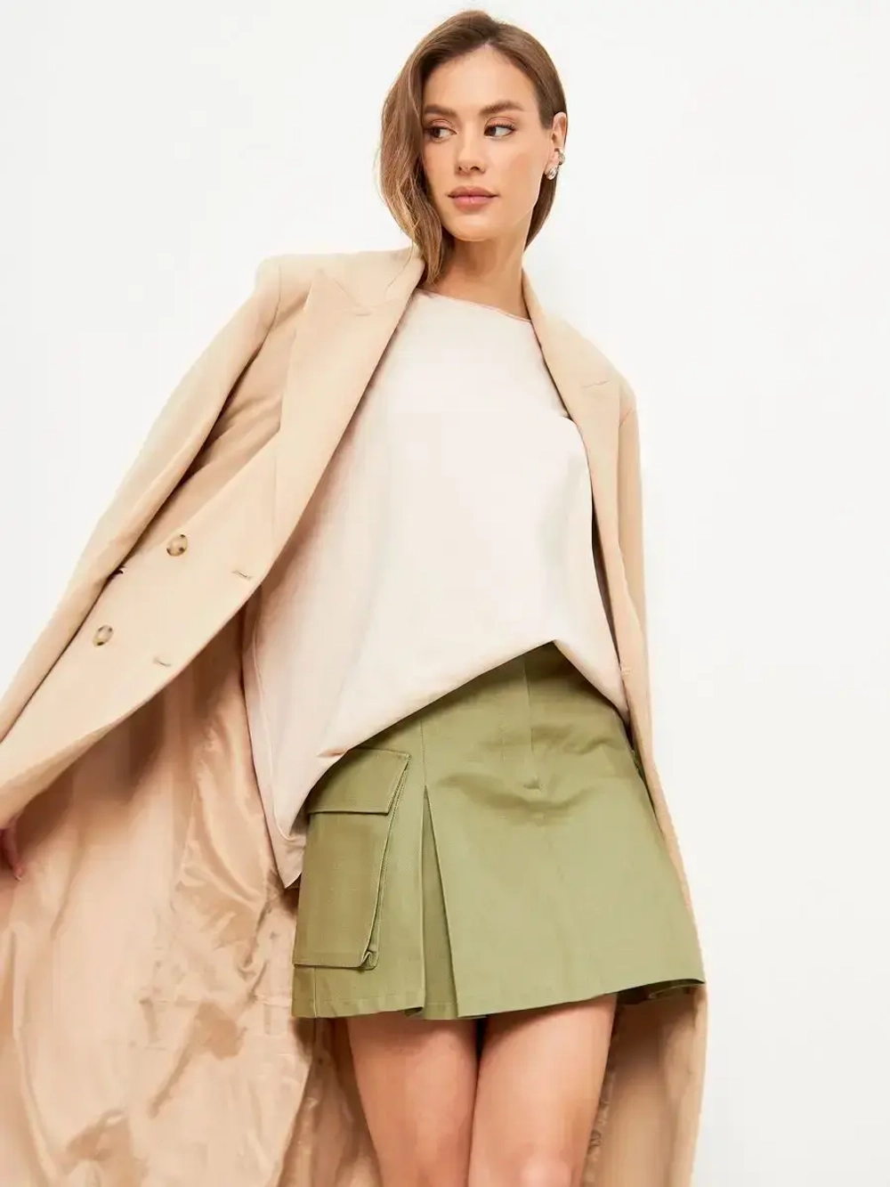 Лонгслив оверсайз с рукавом 3/4