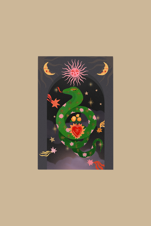 Открытка Символ года 2025 / Paperie