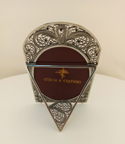 Казанская икона Божией Матери (Палех) настольная