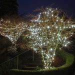 Гирлянда для улицы 16м 180 ламп LED чёрный провод, 8 реж. IP-65, Белый (возможность соединения)