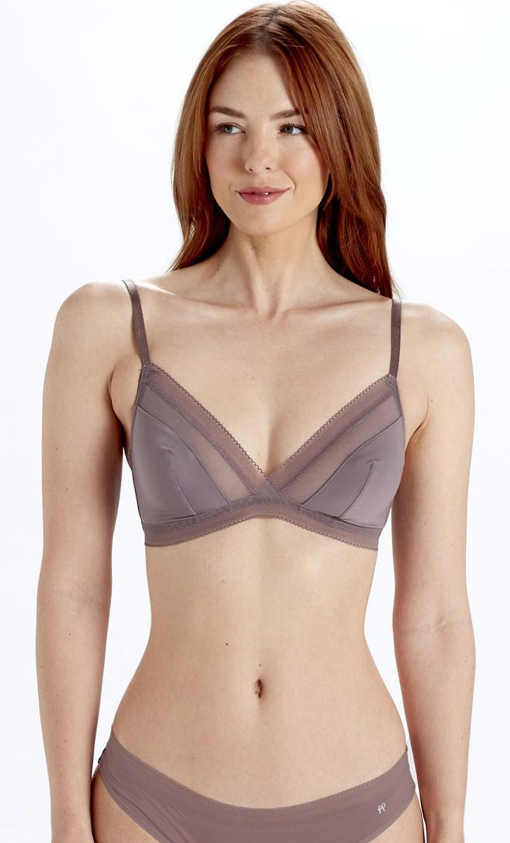 Бюстгальтер без косточек Naturals (Размер: XL) (Цвет: бежевый)