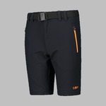 Брюки детские CMP KID G ZIP OFF PANT, артикул 3T51644 , цвет ANTRACITE-FLASH ORANGE (09UE)