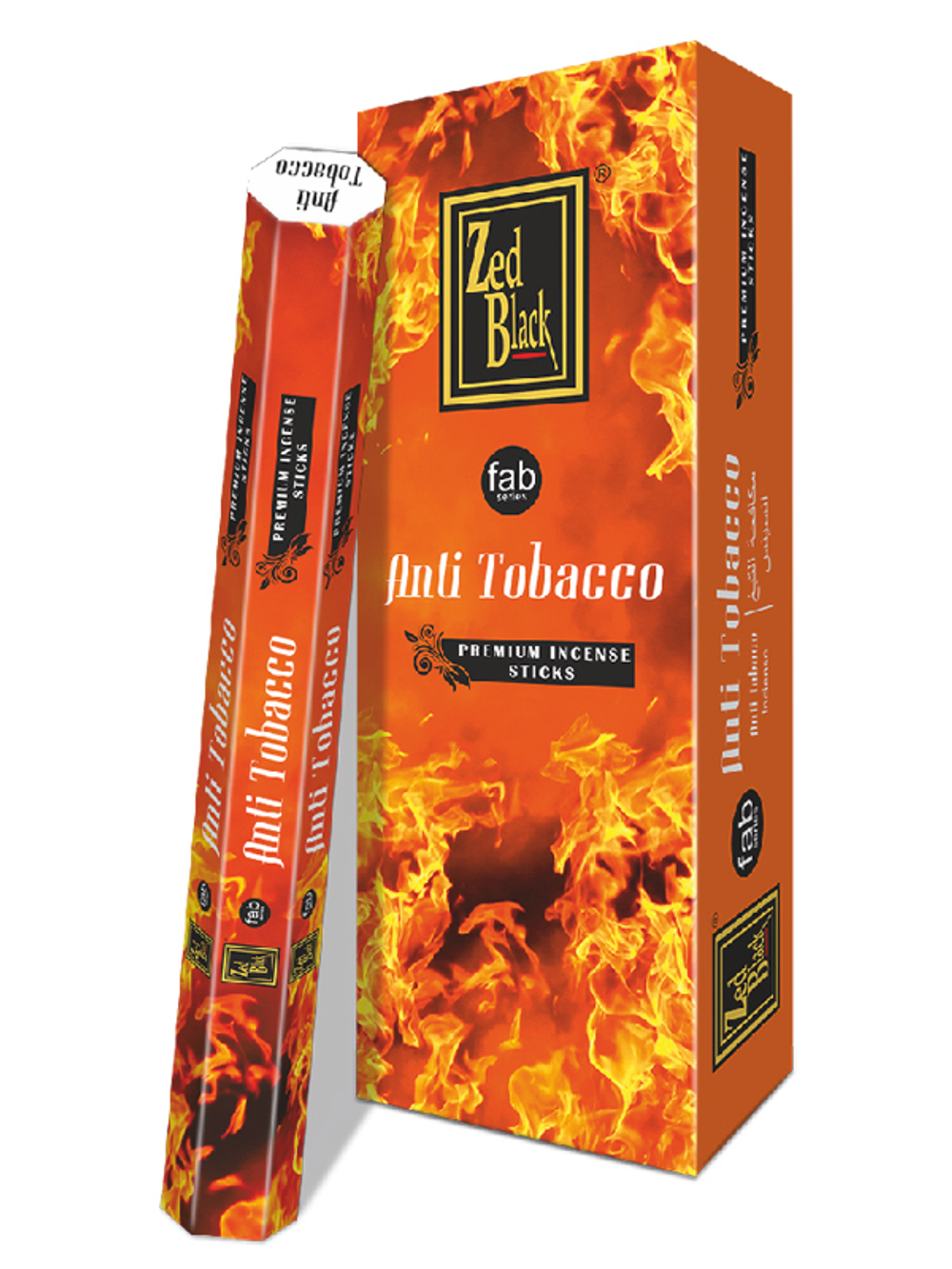 Zed Black Fab Series Anti Tobacco шестигранник Благовоние Анти Табак