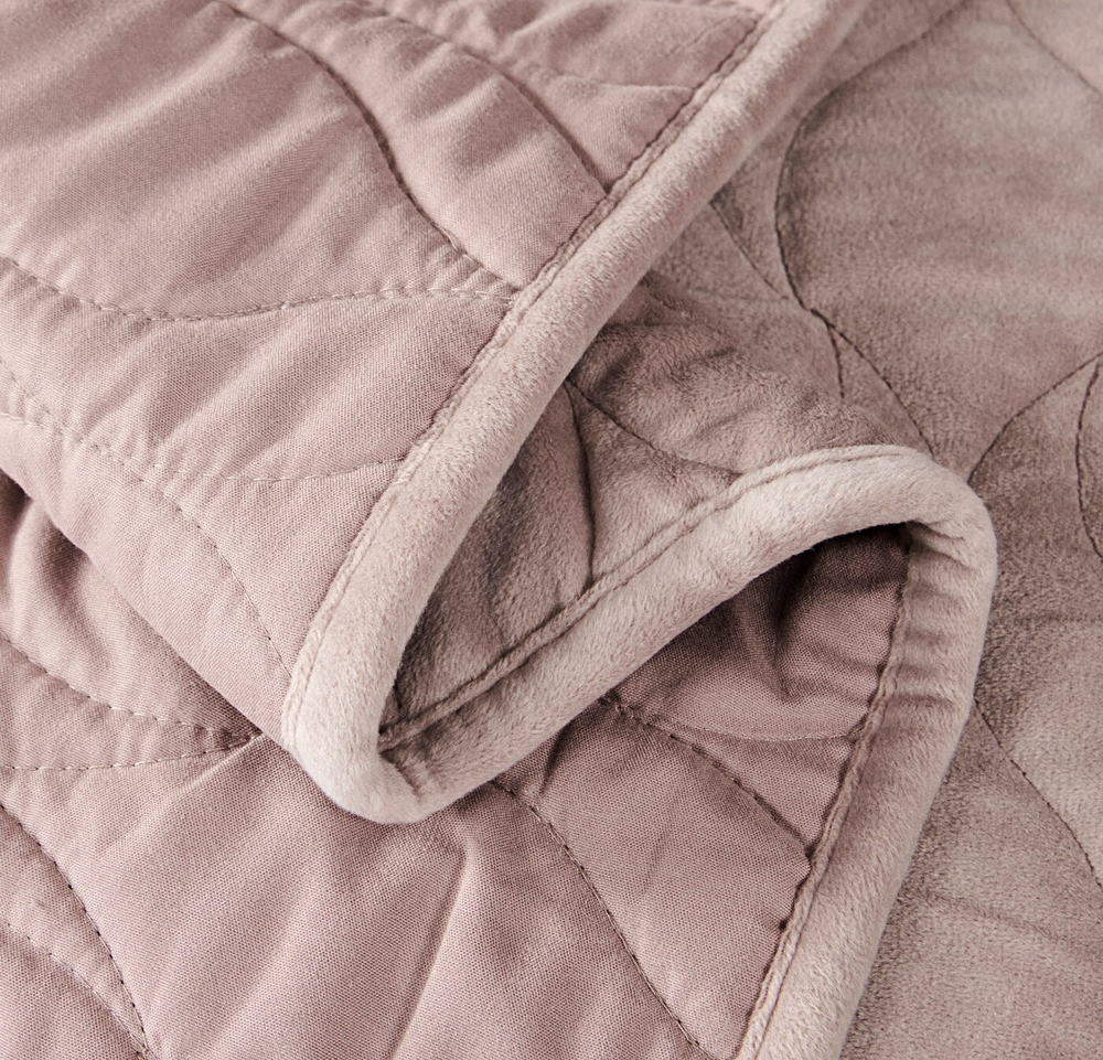 Покрывало 240x260 Sofi De MarkO Нобилис пепельно-розовое