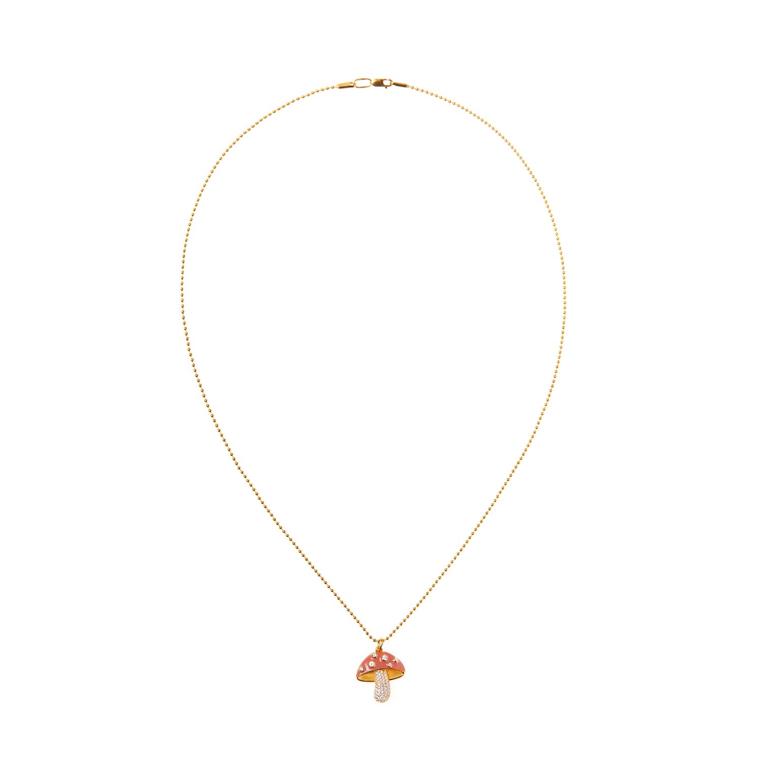 Колье Crystal Amanita Necklace – Pink