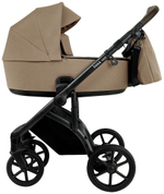 Детская коляска Roan Bass Next 2.0 3 в 1 с автокреслом Tutis Elo Lux EduSky Black BSN/42/2 Mocha Mousse/Black/руч.Cappuccino