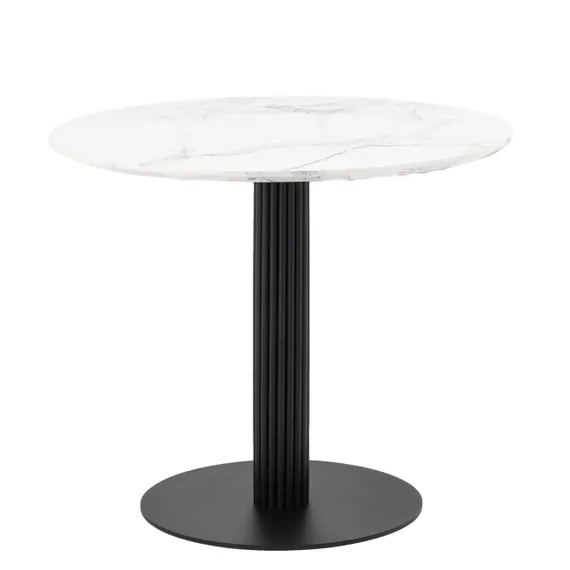 Стол Stem Ø90 см, мрамор