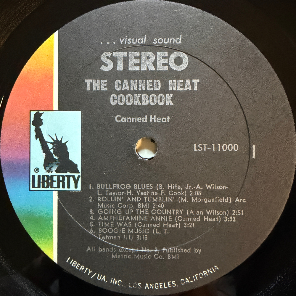 Canned Heat ‎– The Canned Heat Cook Book (США 1969г.) Т
