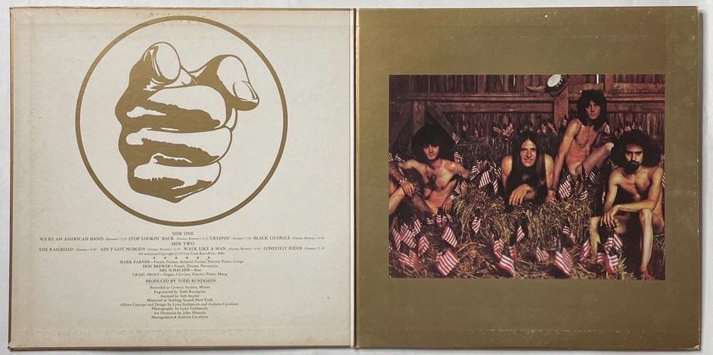 Винтажная виниловая пластинка LP Grand Funk We are An American Band (Japan 1973) (No Obi) ECP-80857