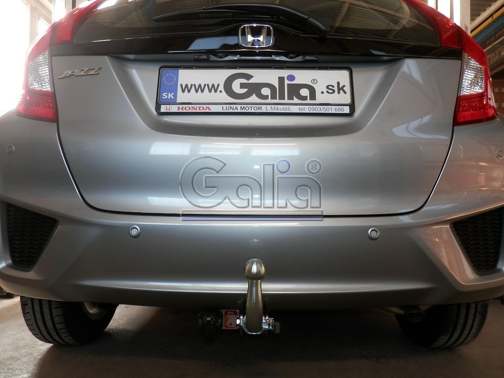 Фаркоп оцинкованный Galia H096A для HONDA Jazz, хэтчбек, 2015-(паспорт и сертификат в комплекте)(без электрики)