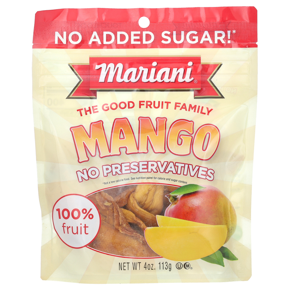 Mariani Dried Fruit, Манго, 113 г (4 унции)