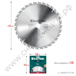 KRAFTOOL Fast 315х30мм 32Т, диск пильный по дереву