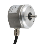 Инкрементальный программируемый энкодер INNOCONT D=58мм, выступающий вал 8мм, сервофланец, 5…30VDC, выход TTL/HT, IP 65