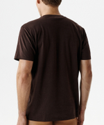 Футболка мужская Atlantic, 1 шт. в уп., хлопок, коричневая, NMT-033