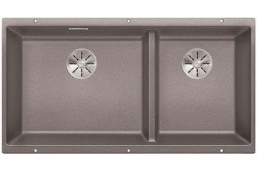 Кухонная мойка Blanco SUBLINE 480/320-U отводная арматура InFino