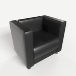 Кресло мягкое Пауза M04 (Черный)