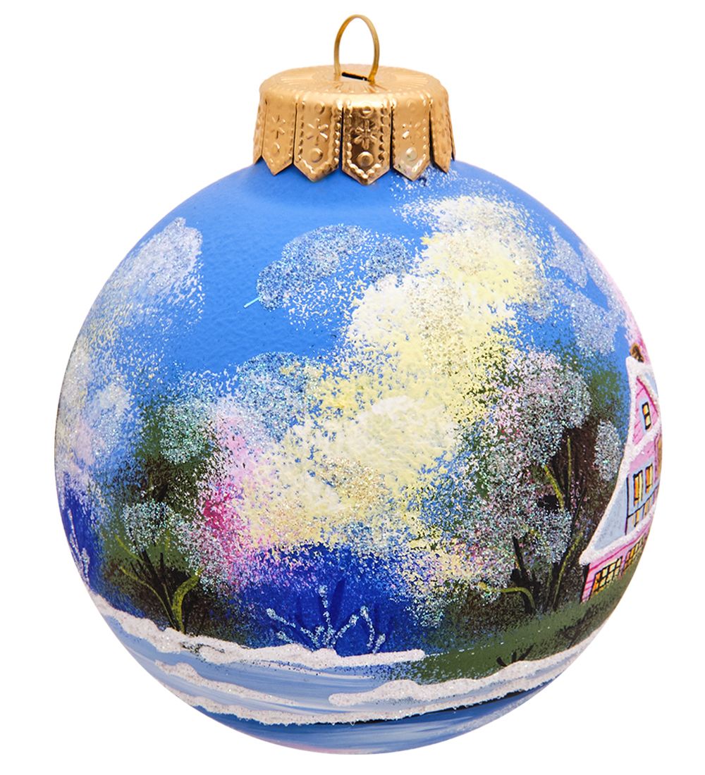 НФШ-1507 Ел.украшение Шар «Усадьба» 100 мм