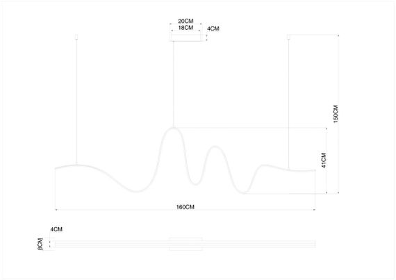 Подвесной светодиодный светильник Divinare Stark 1926/01 SP-34