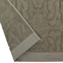 Набор полотенец 2шт Roberto Cavalli Logo темно-серый