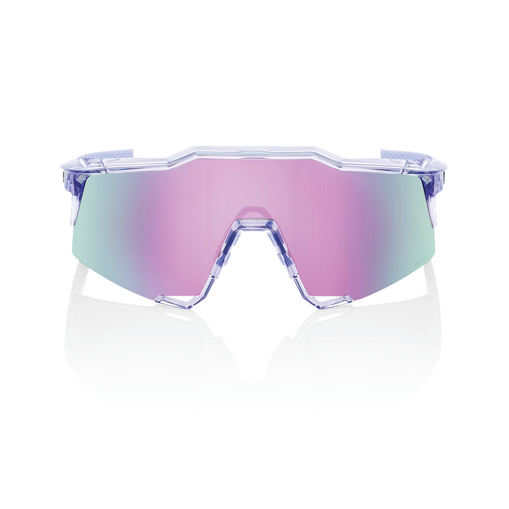 Спортивные очки с диоптриями 100% SPEEDCRAFT Polished Translucent Lavender - HiPER Lavender Mirror Lens