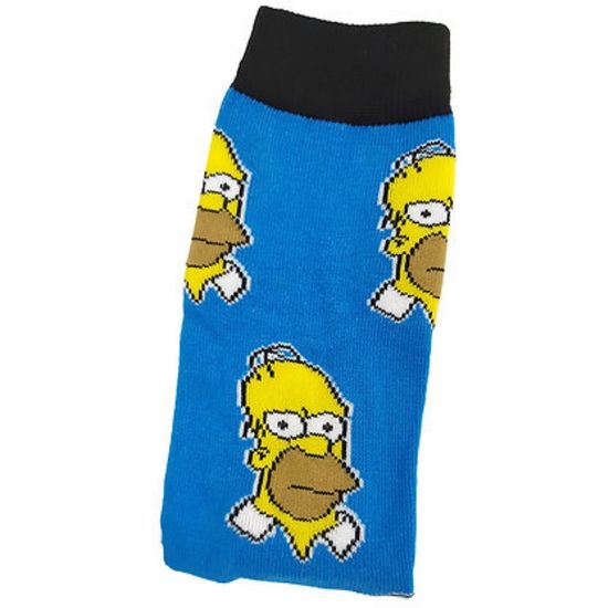 15227 Носки серии Симпсоны "Гомер Симпсон", р-р 36-42 (голубой)
