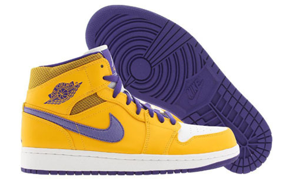 Laker ones jordans shop