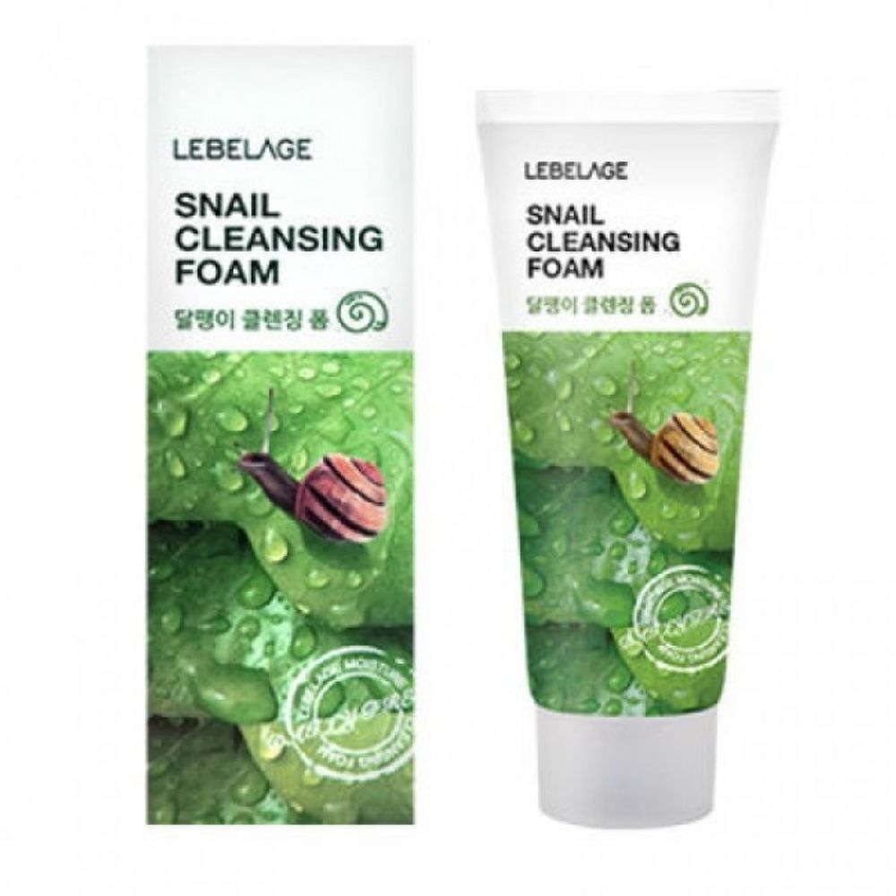 Lebelage Snail Cleansing Foam пенка для умывания с экстрактом муцина улитки