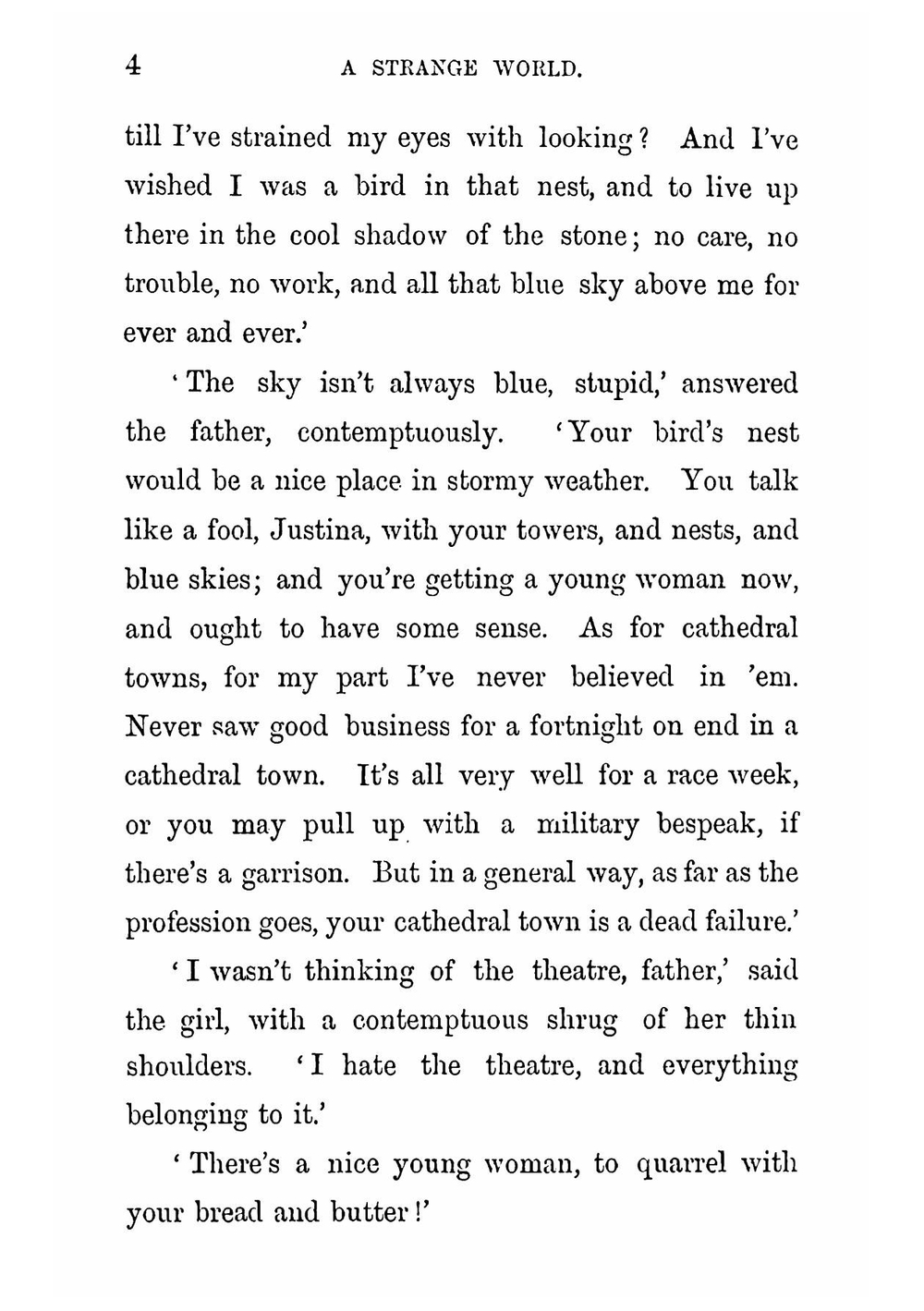 A strange world: a novel. Volume 1 | M. E. Braddon