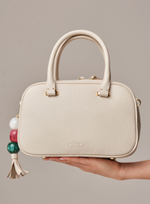 Кожаная сумка Hawaii DBR 31216 светлый крем